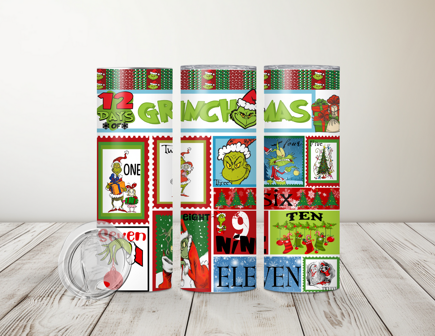 12 days of Grinchmas 01 - 20 oz Tumbler