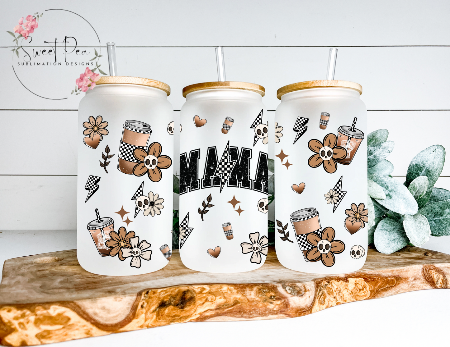 Retro Mama Libbey Glass Cup