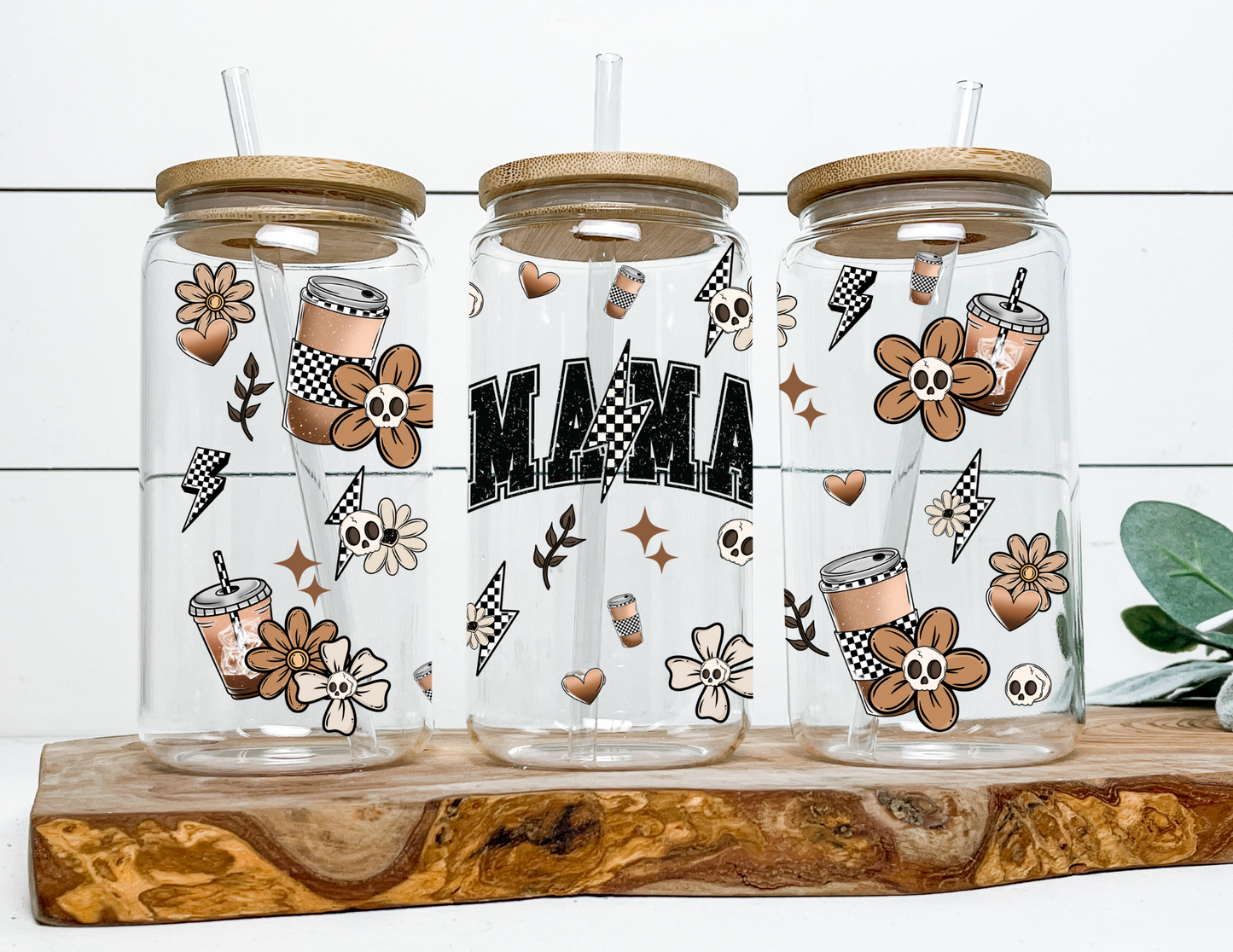 Retro Mama Libbey Glass Cup