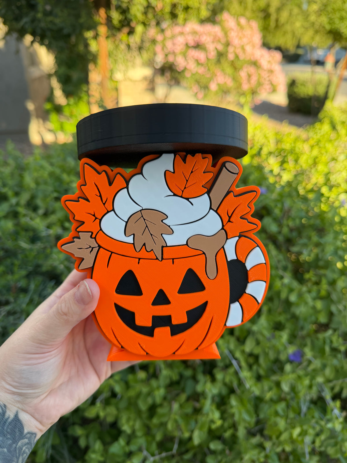 Pumpkin Spice Candle Holder