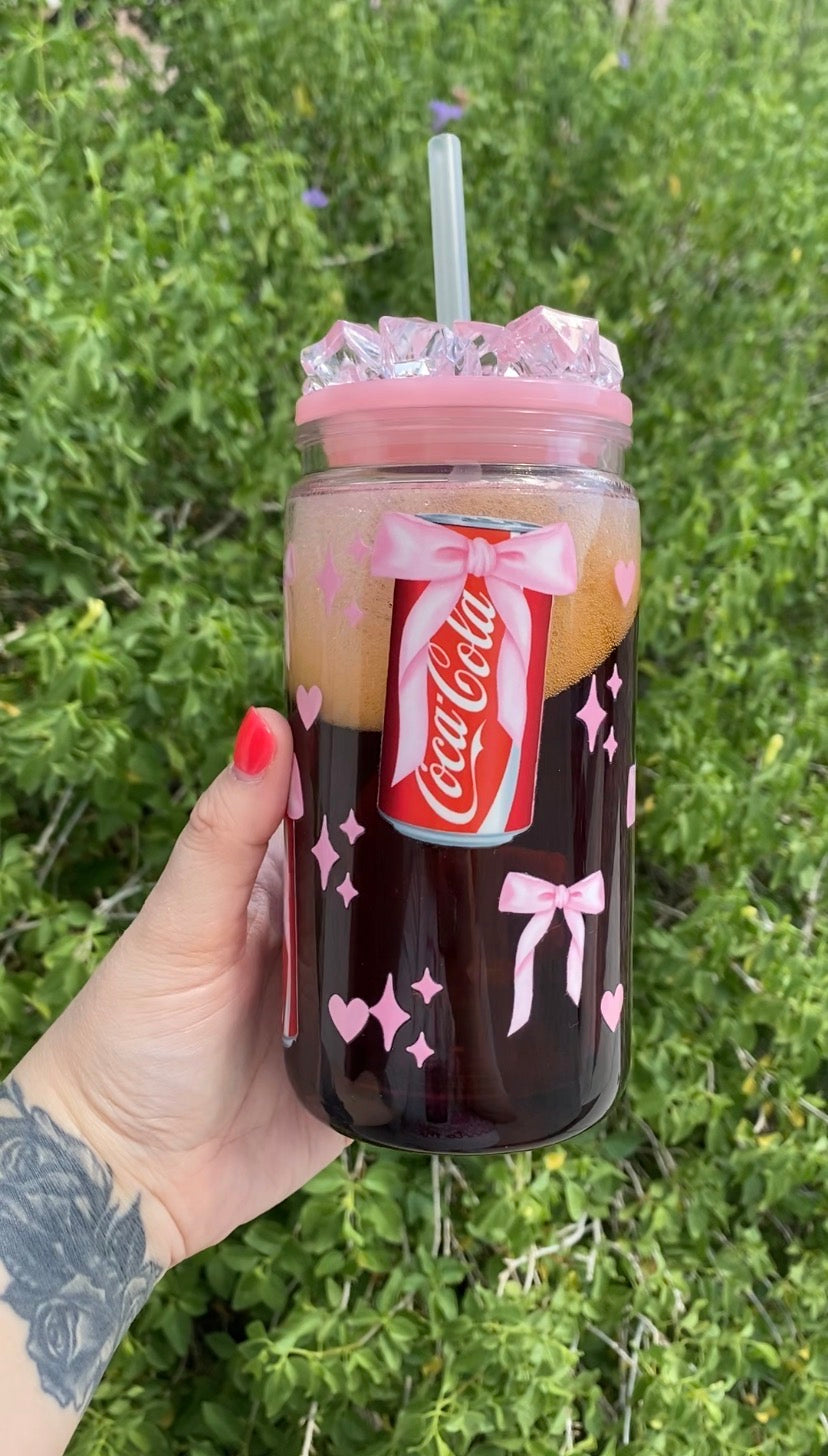 Coke Coquette Acrylic Snow Globe Tumbler