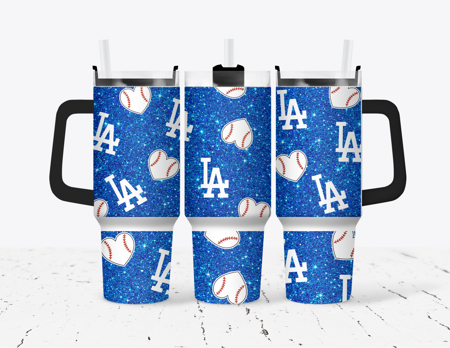 LA Dodgers 40oz Tumbler with Handle
