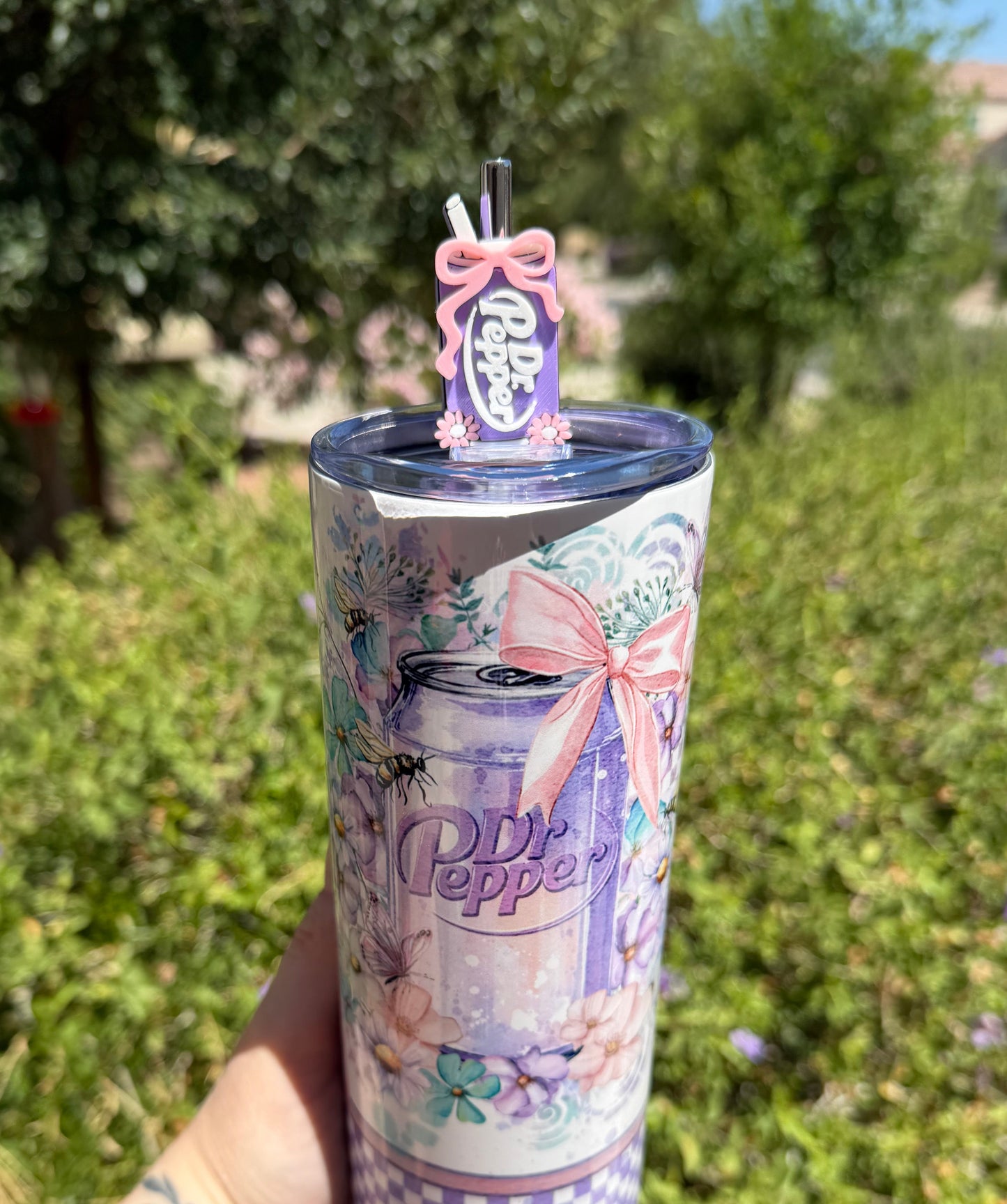 Dr Pepper Straw Topper