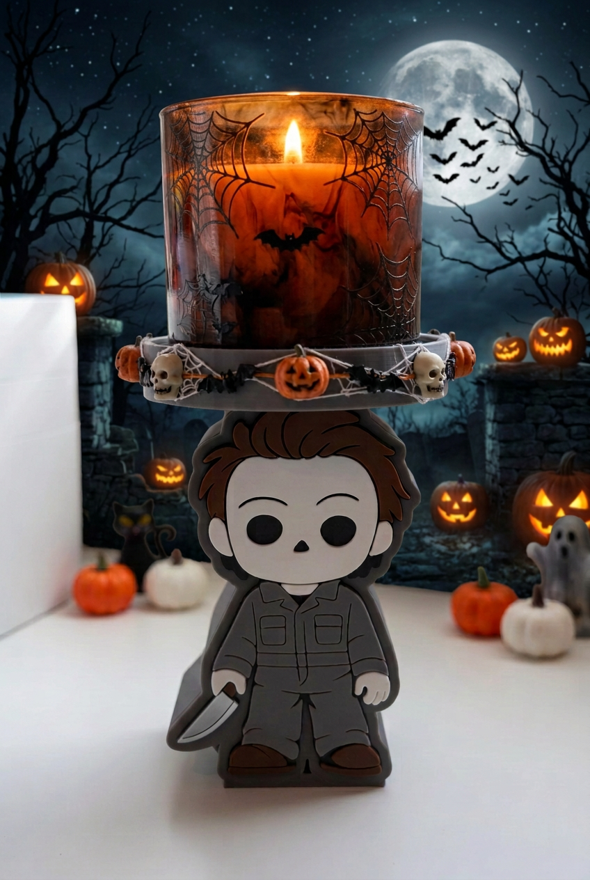 Michael Myers Candle Holder