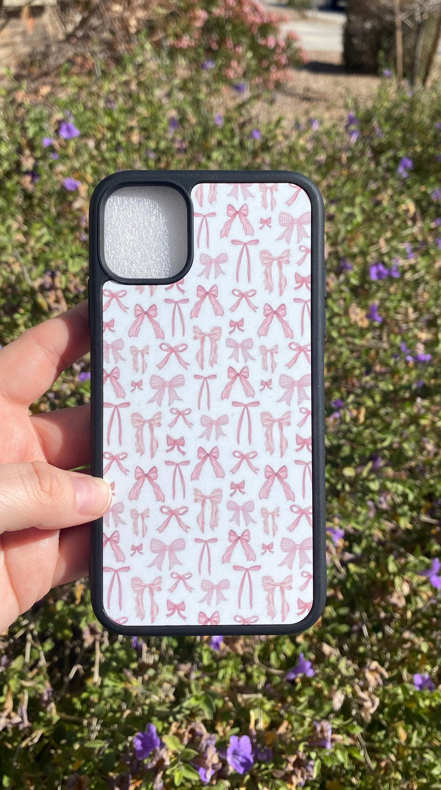Pink Bows iPhone Case