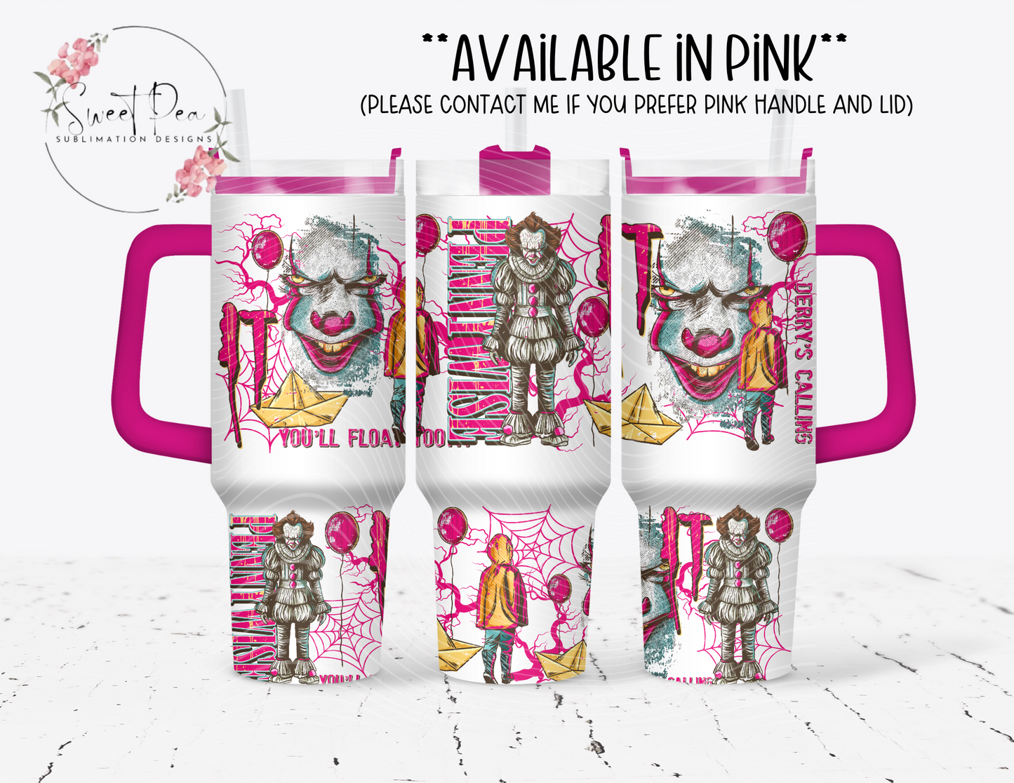 IT Pennywise 40oz Tumbler