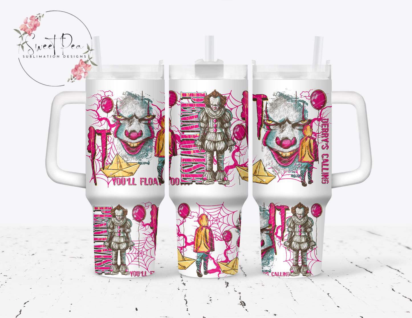 IT Pennywise 40oz Tumbler