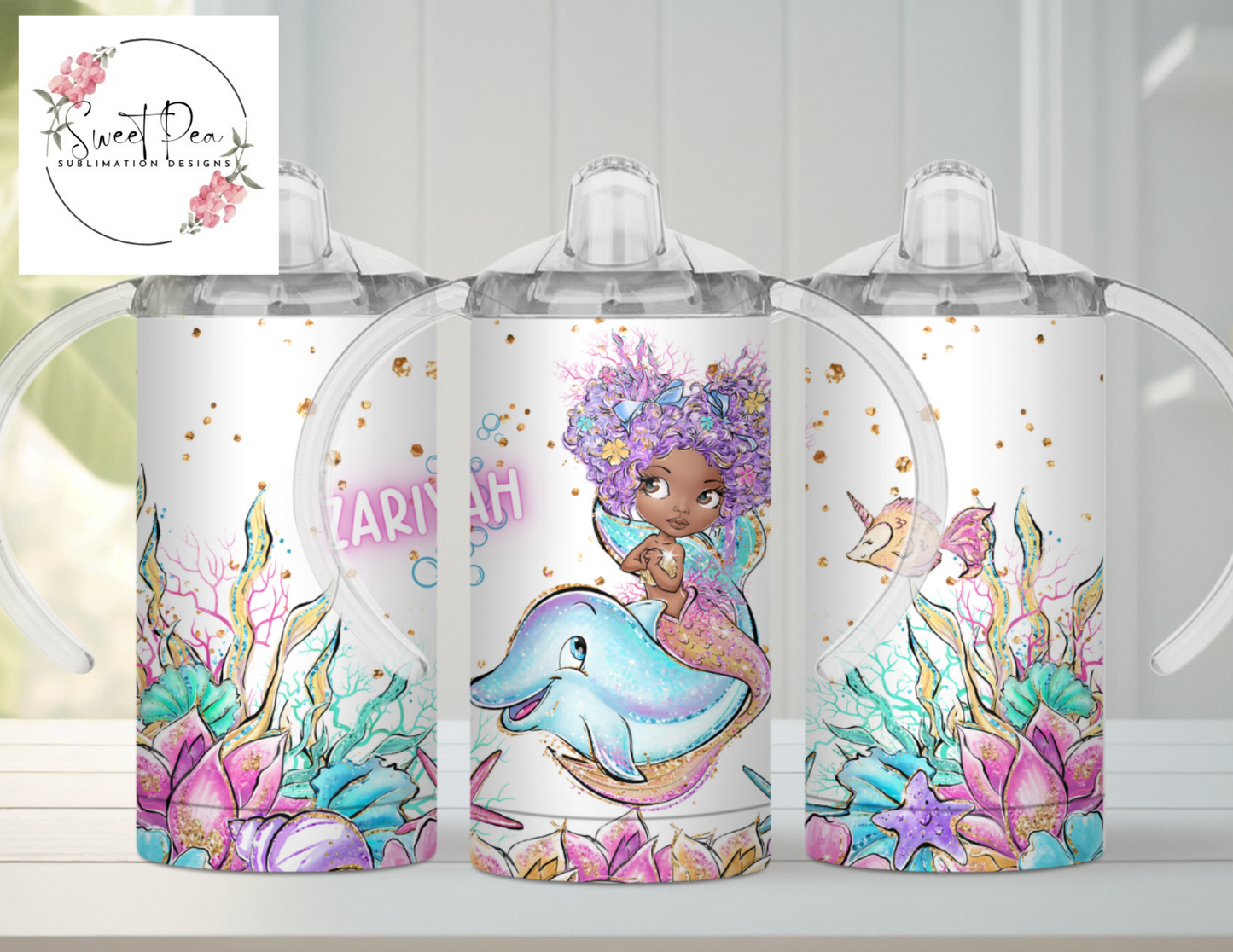 Mermaid Kids/Sippy Cup