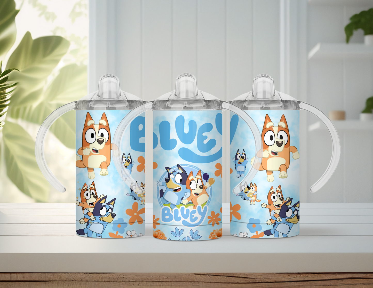 "Blue Dog" Kids/Sippy Cup