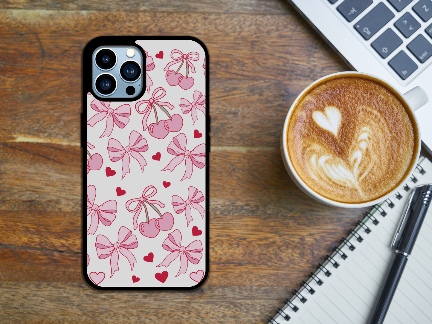 Coquette Cherries iPhone Case