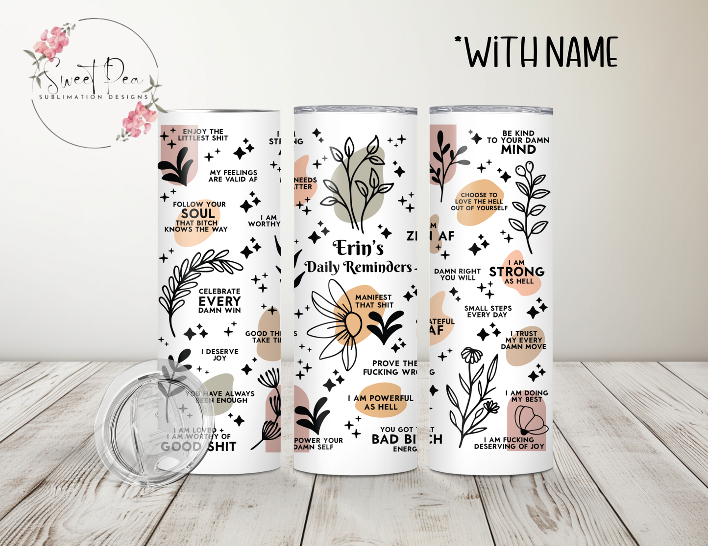 Daily Reminders "Vulgar Edition" 20oz Tumbler