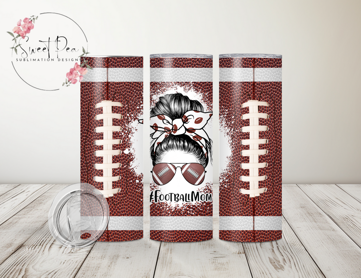 Football Mom 20 oz Tumbler