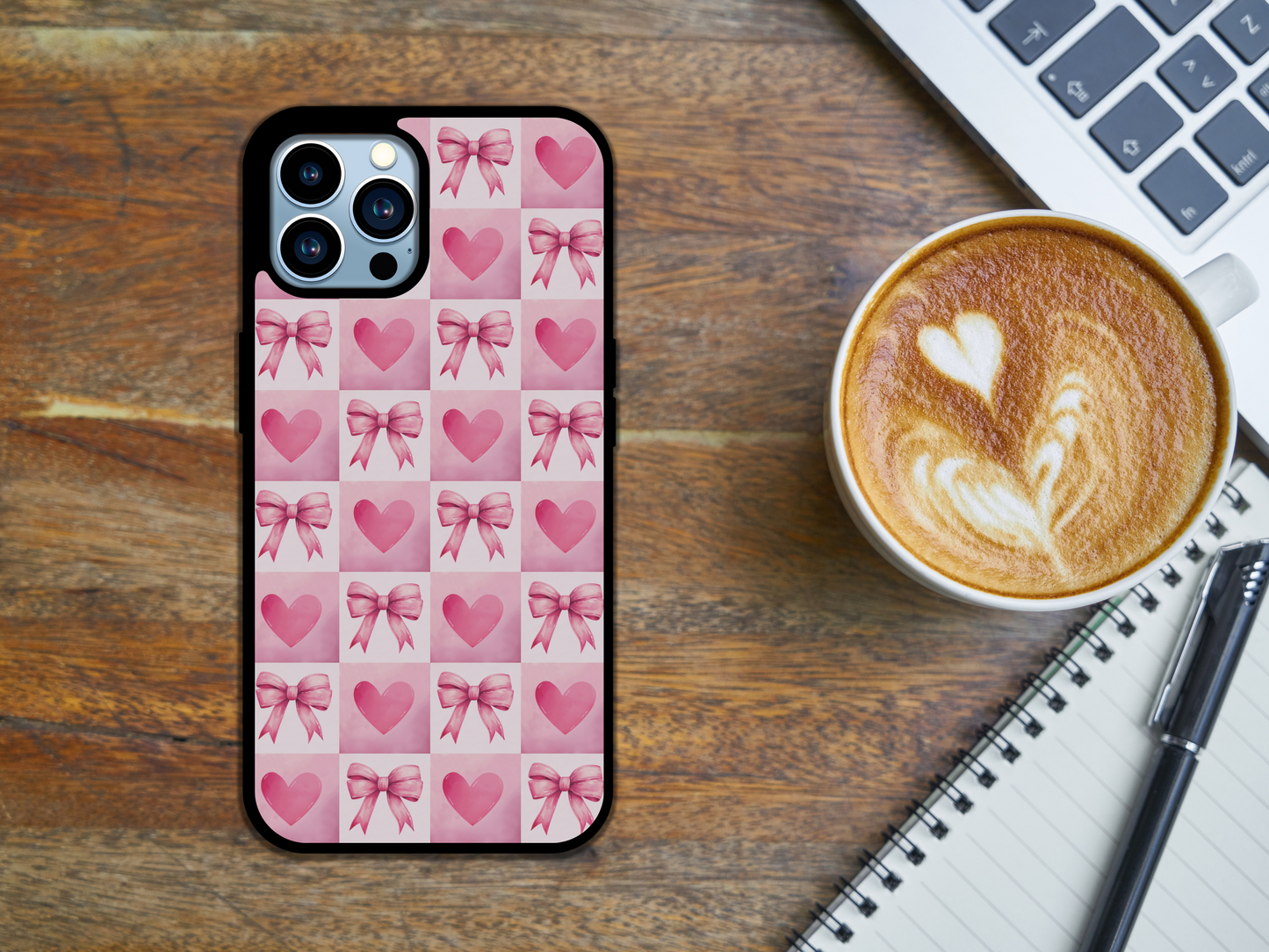 Hearts & Bows iPhone Case