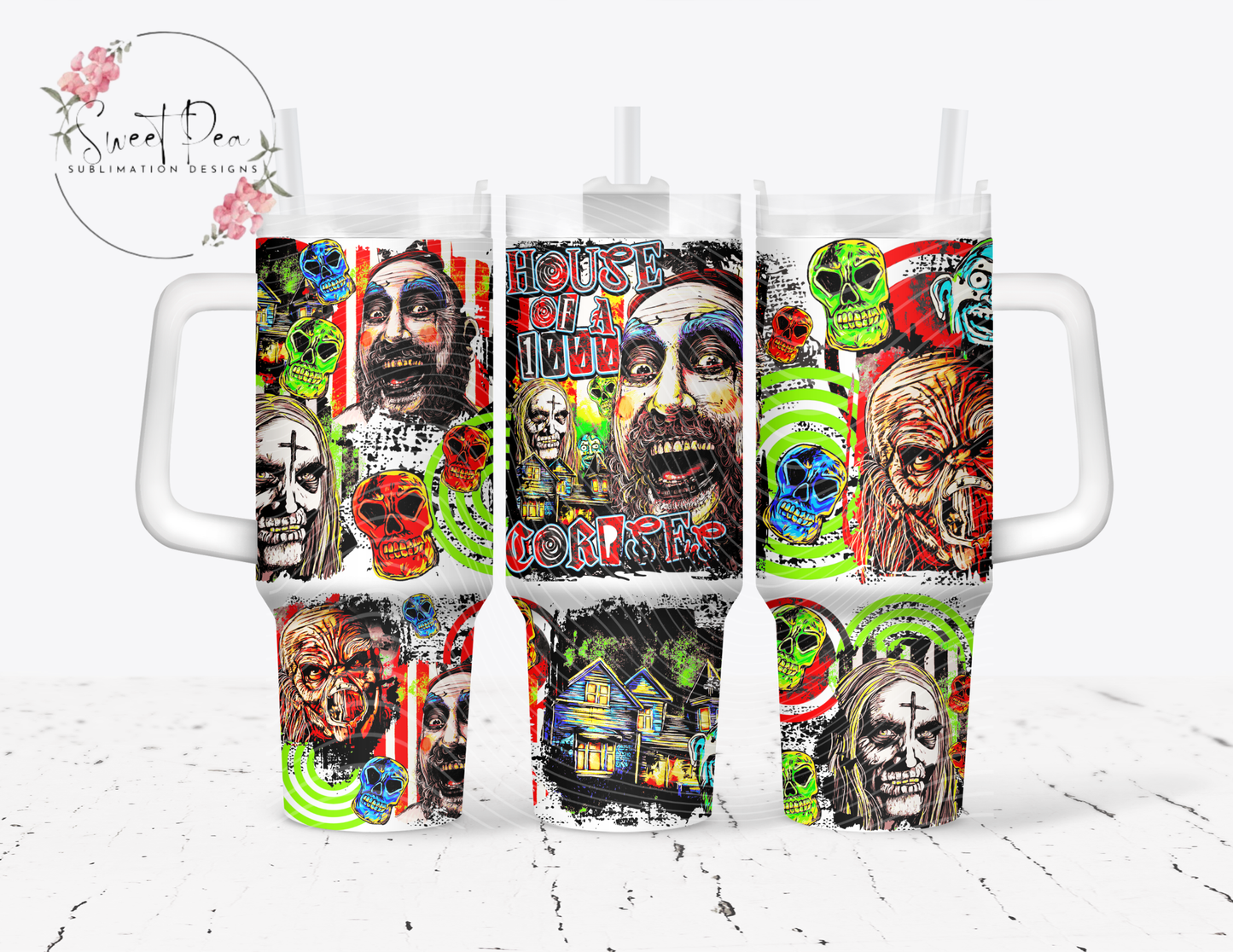 House of 1000 Corpses 40oz Tumbler