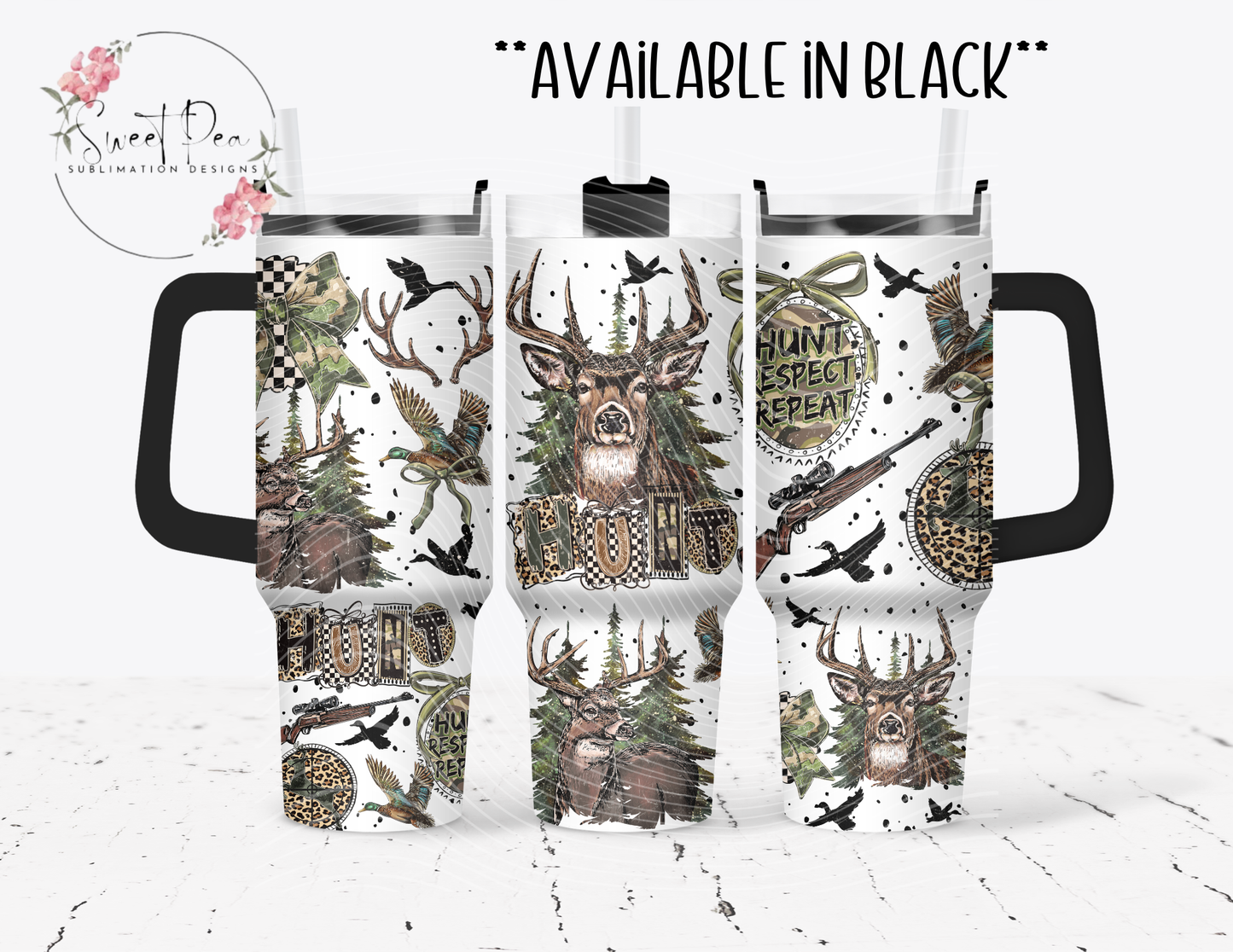 Hunting Girly Coquette 40oz Tumbler
