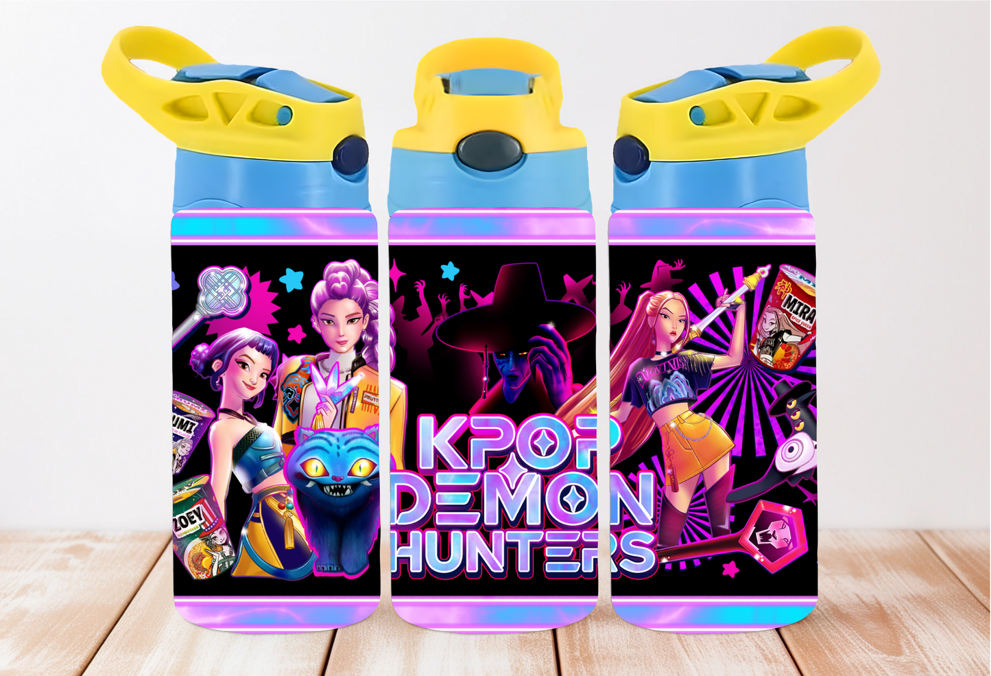 K-Pop Demon Hunters Huntrix/Saja Boys 12 oz Flip Top Tumbler