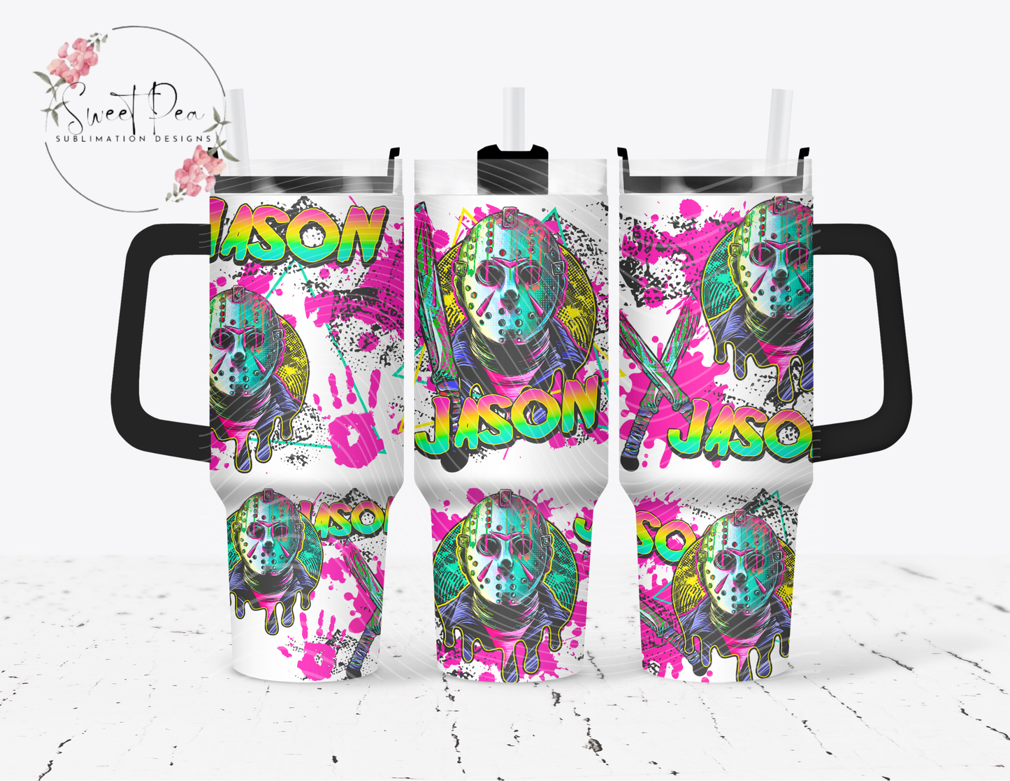 Jason Pink 40oz Tumbler