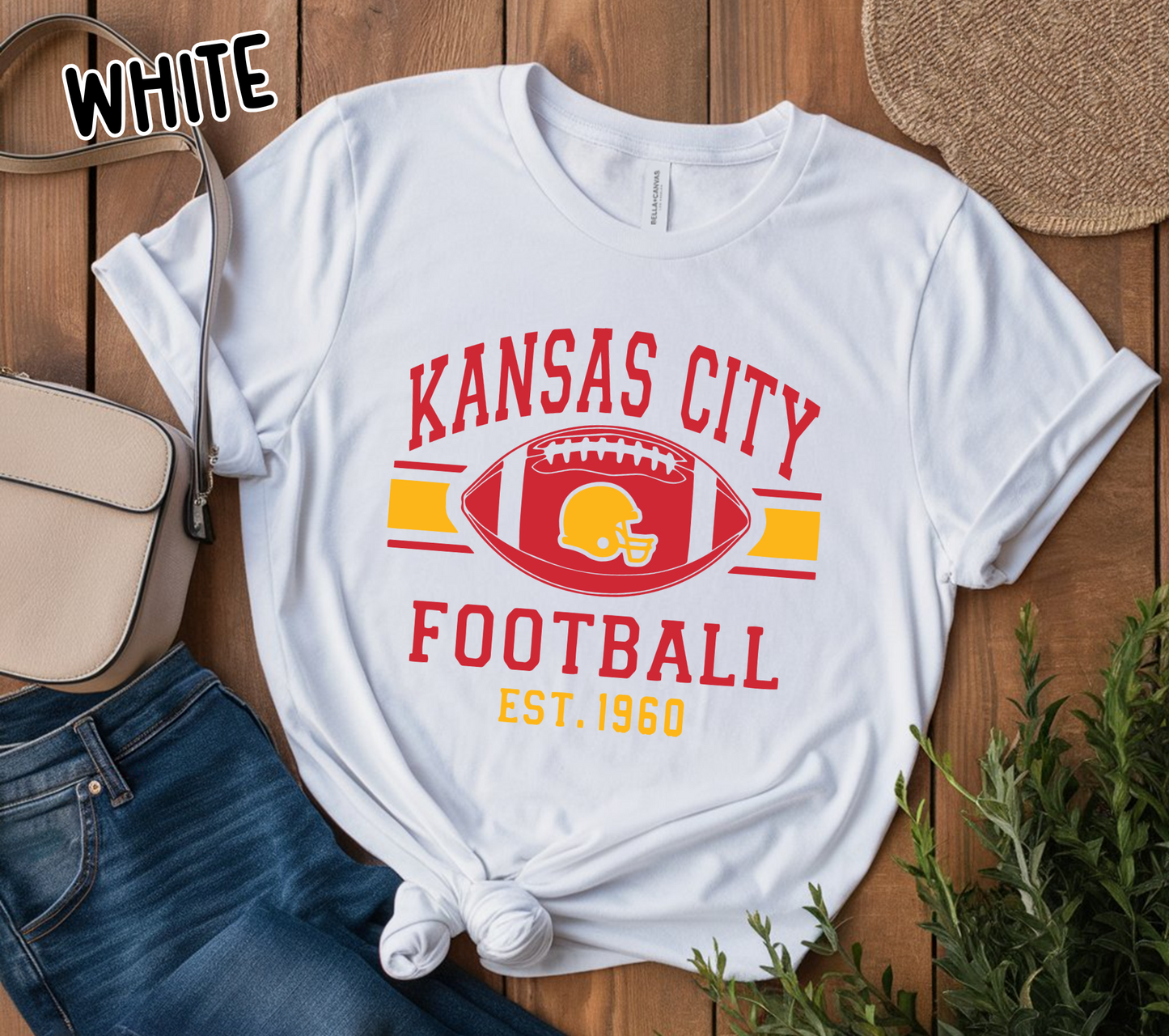Kansas City Football T-Shirt or Sweatshirt