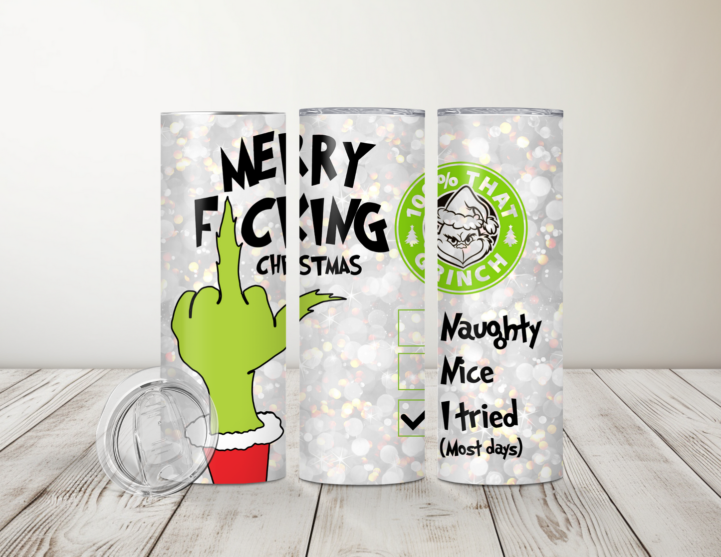I tried Merry Christmas 20oz Tumbler