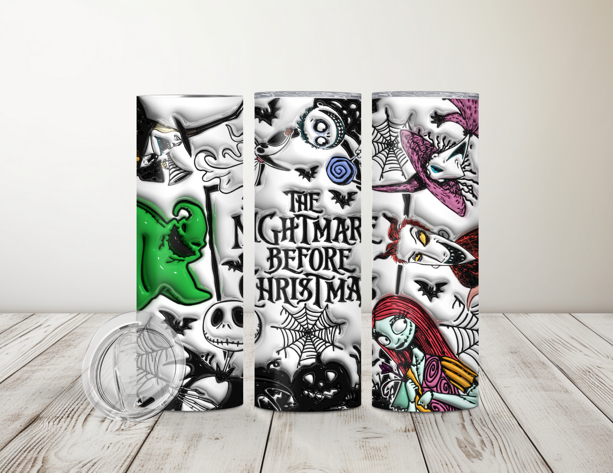 The Nightmare Before Christmas 3D 20 oz Tumbler