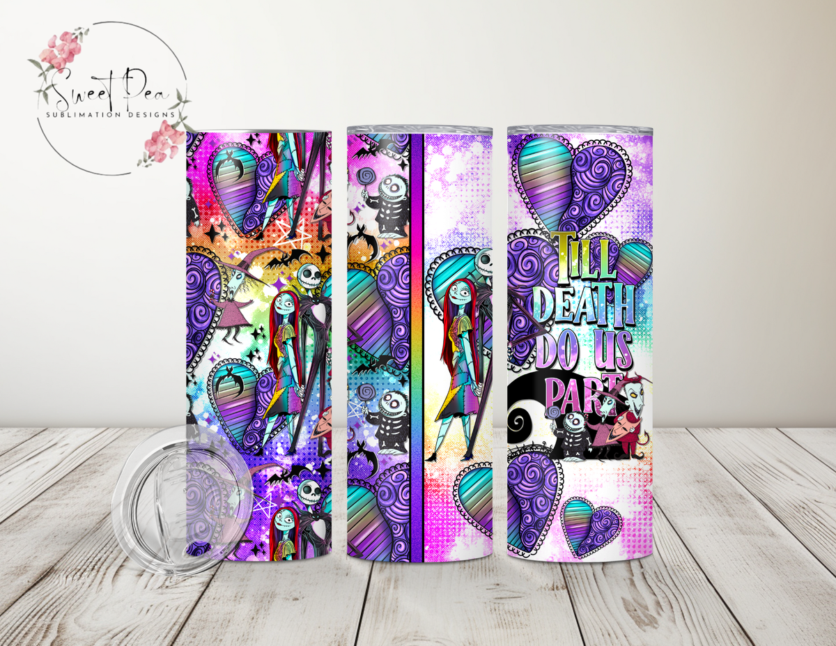 The Nightmare Before Christmas "Til Death" 20 oz Tumbler