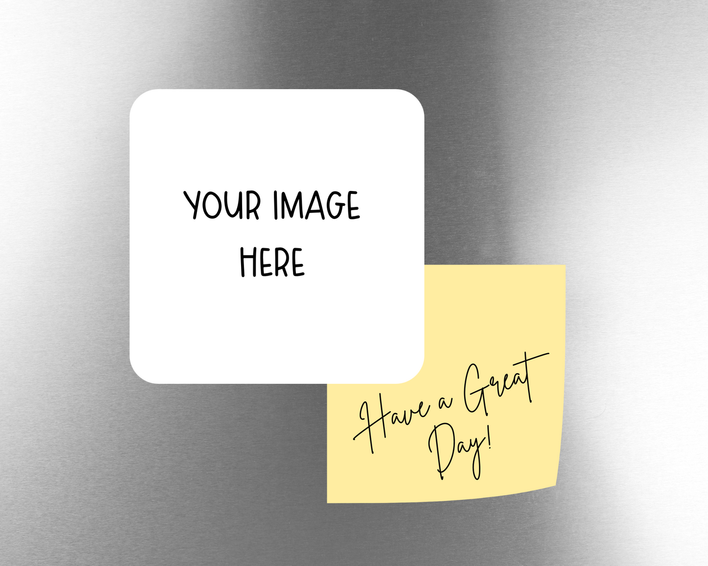Custom Square Photo Fridge Magnet - 3 x 3 inches