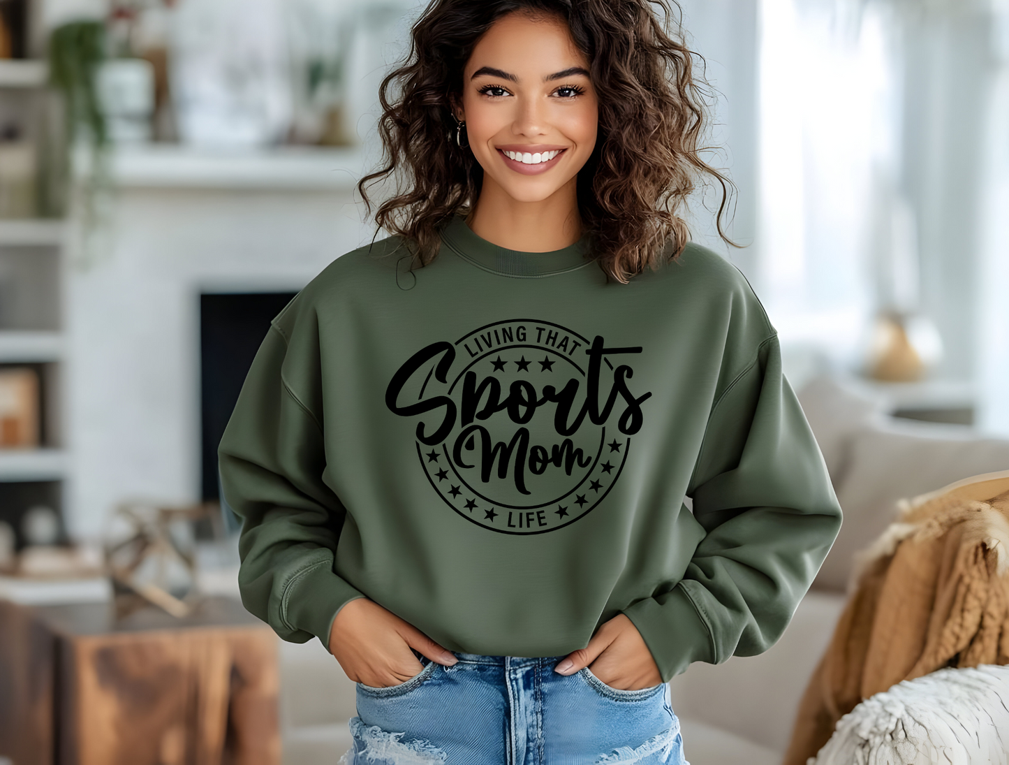 Living that Sports Mom Life T-Shirt or Sweatshirt