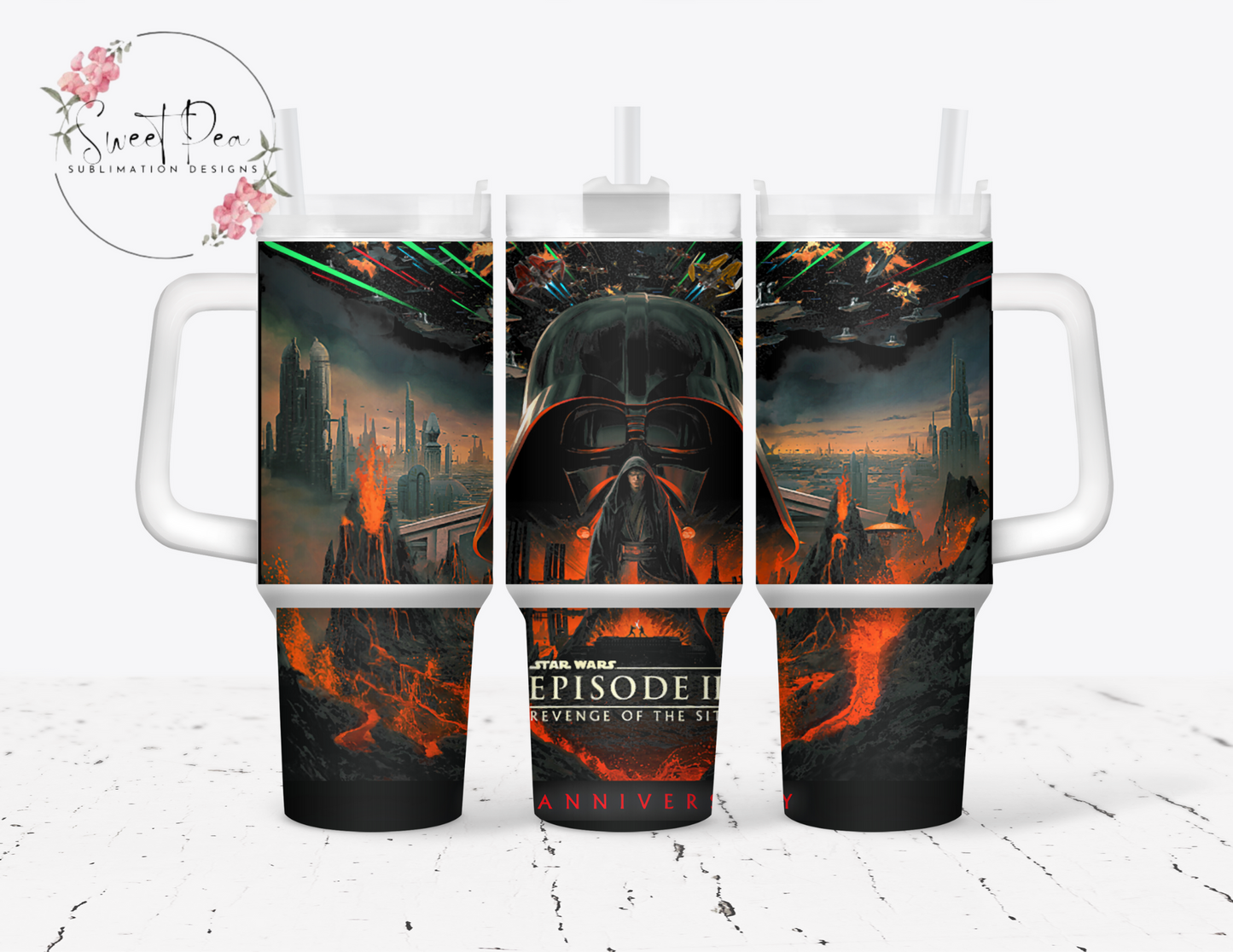 Star Wars 20th Anniversary 40oz Tumbler with Handle