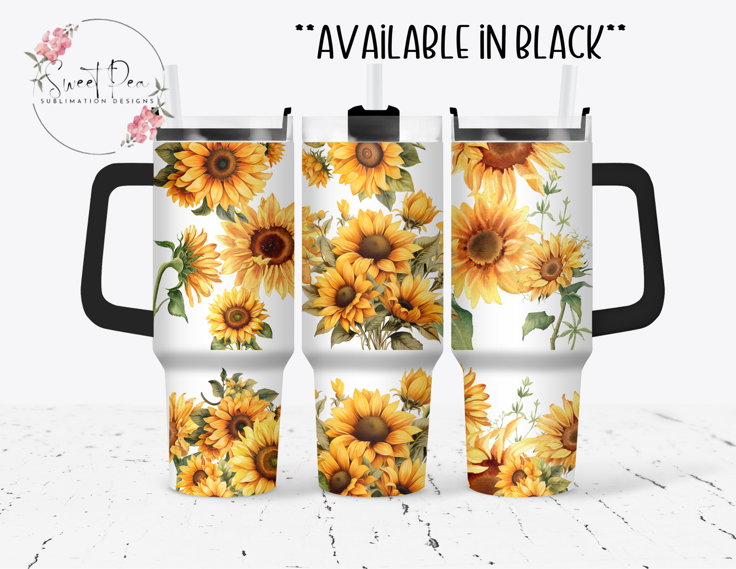 Sunflowers 40oz Tumbler