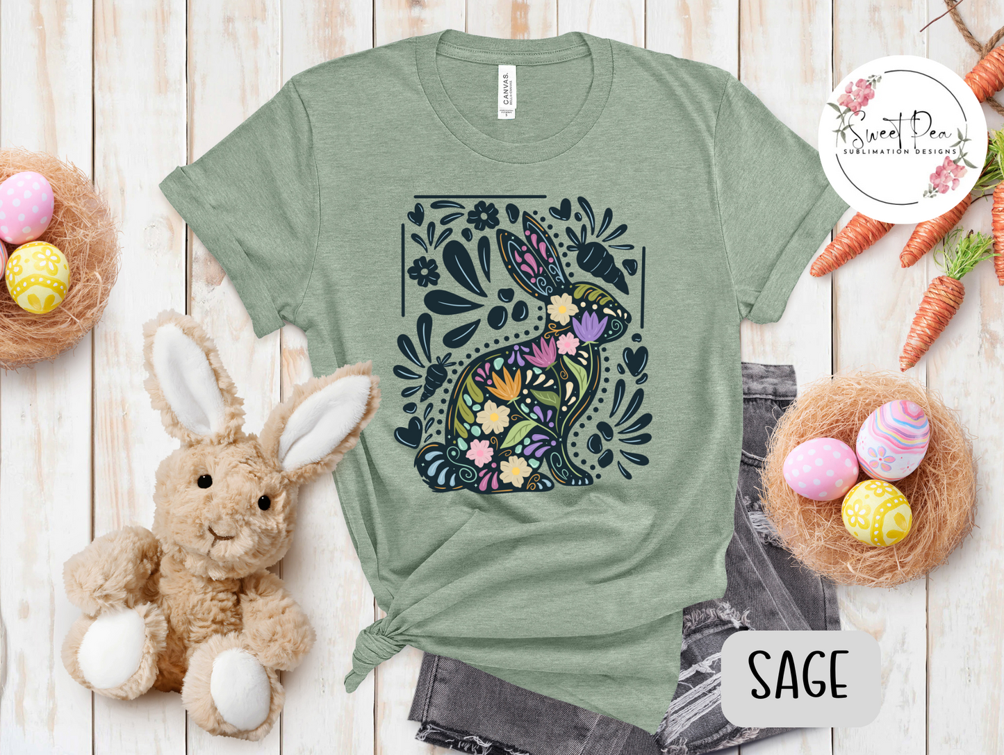 Talavera Easter Bunny T-Shirt