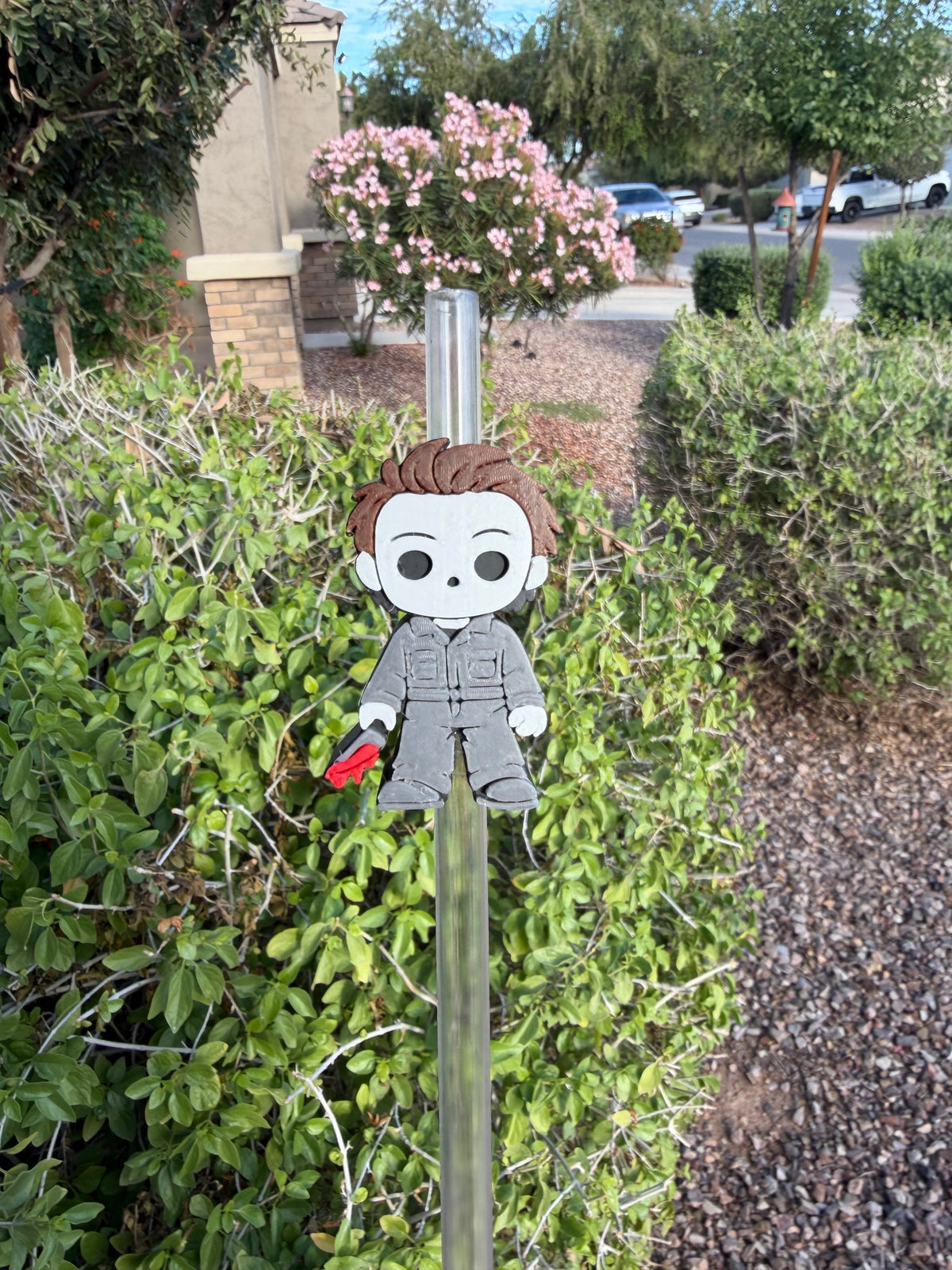 Michael Myers Straw Topper