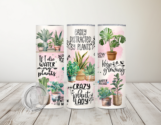 Crazy Plant Lady 20 oz Tumbler