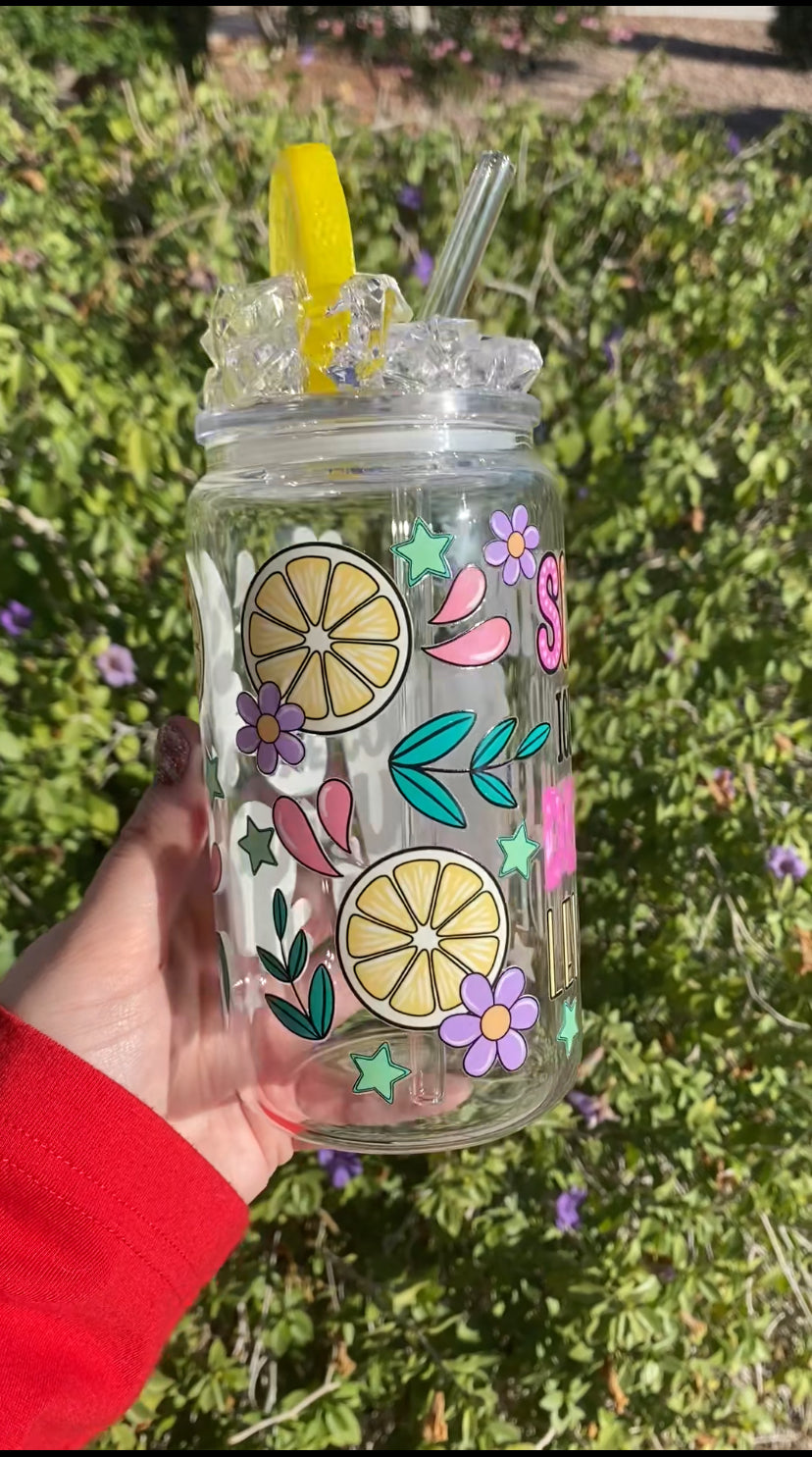 Sippin on Some Ice Cold Delulu Lemonade Cup