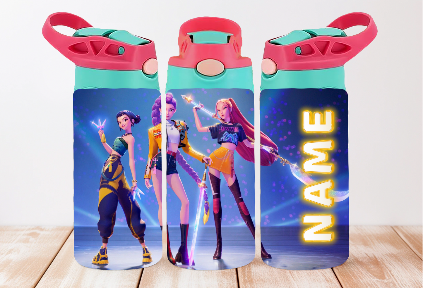 K-Pop Demon Hunters Kids Flip Top Tumbler