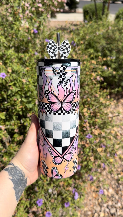 Butterfly Flame 20oz Tumbler