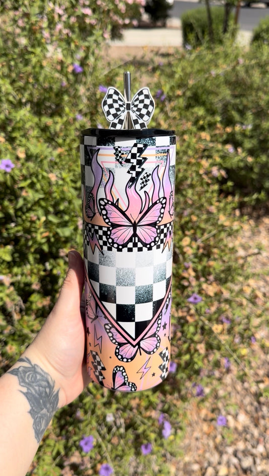 Butterfly Flame 20oz Tumbler
