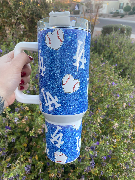 LA Dodgers 40oz Tumbler with Handle