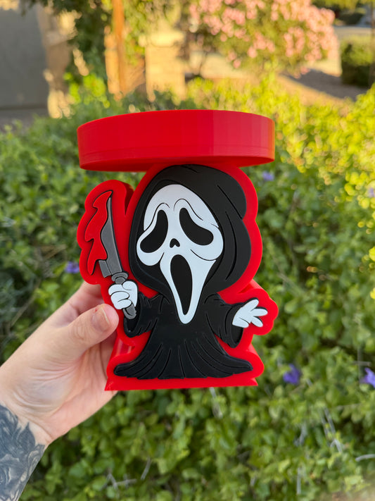 Ghostface "Red" Candle Holder