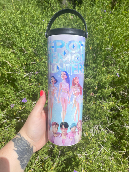 Huntrix K-Pop Demon Hunters 20oz Flip Top Tumbler
