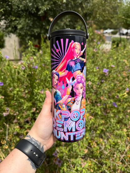 K-Pop Demon Hunters Huntrix 20oz Flip Top Tumbler
