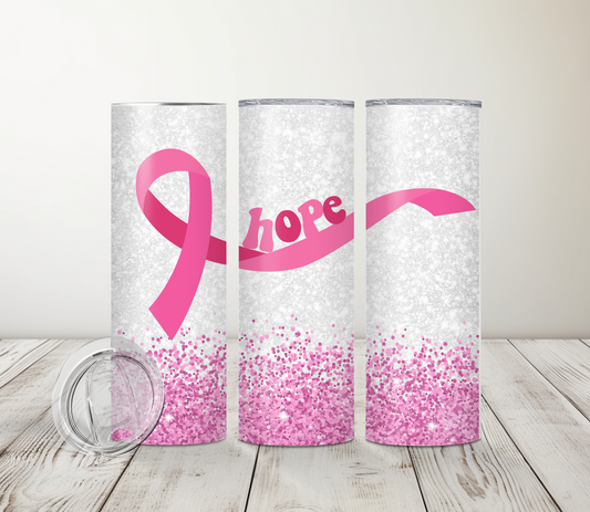 Breast Cancer Ribbon 20oz Tumbler