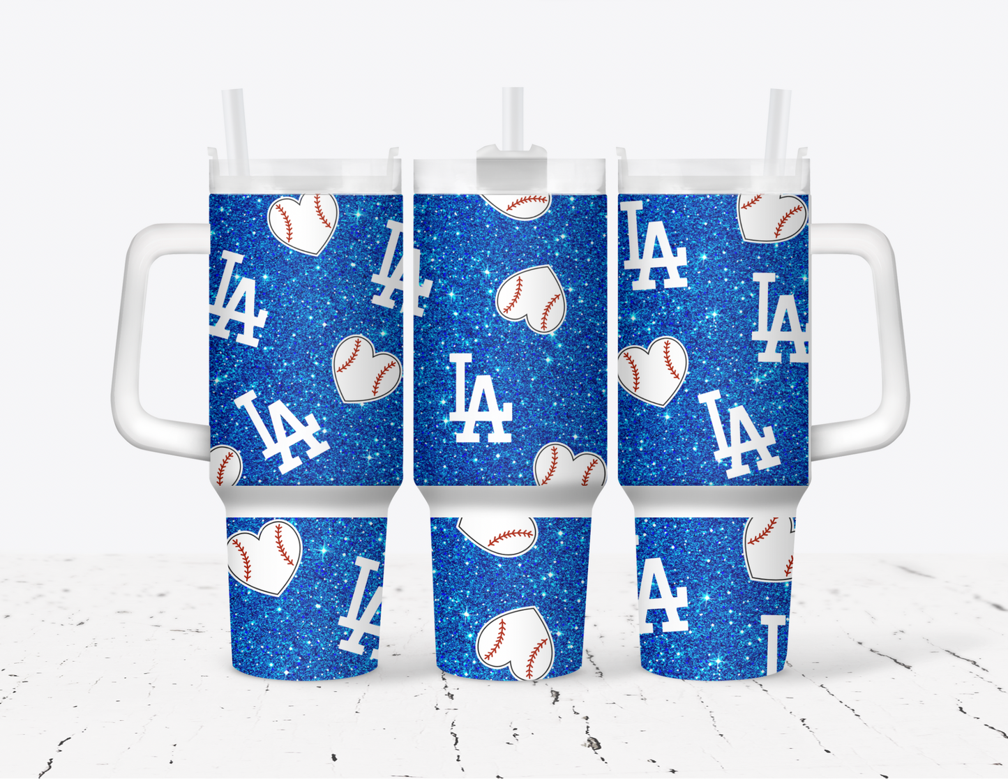 LA Dodgers 40oz Tumbler with Handle