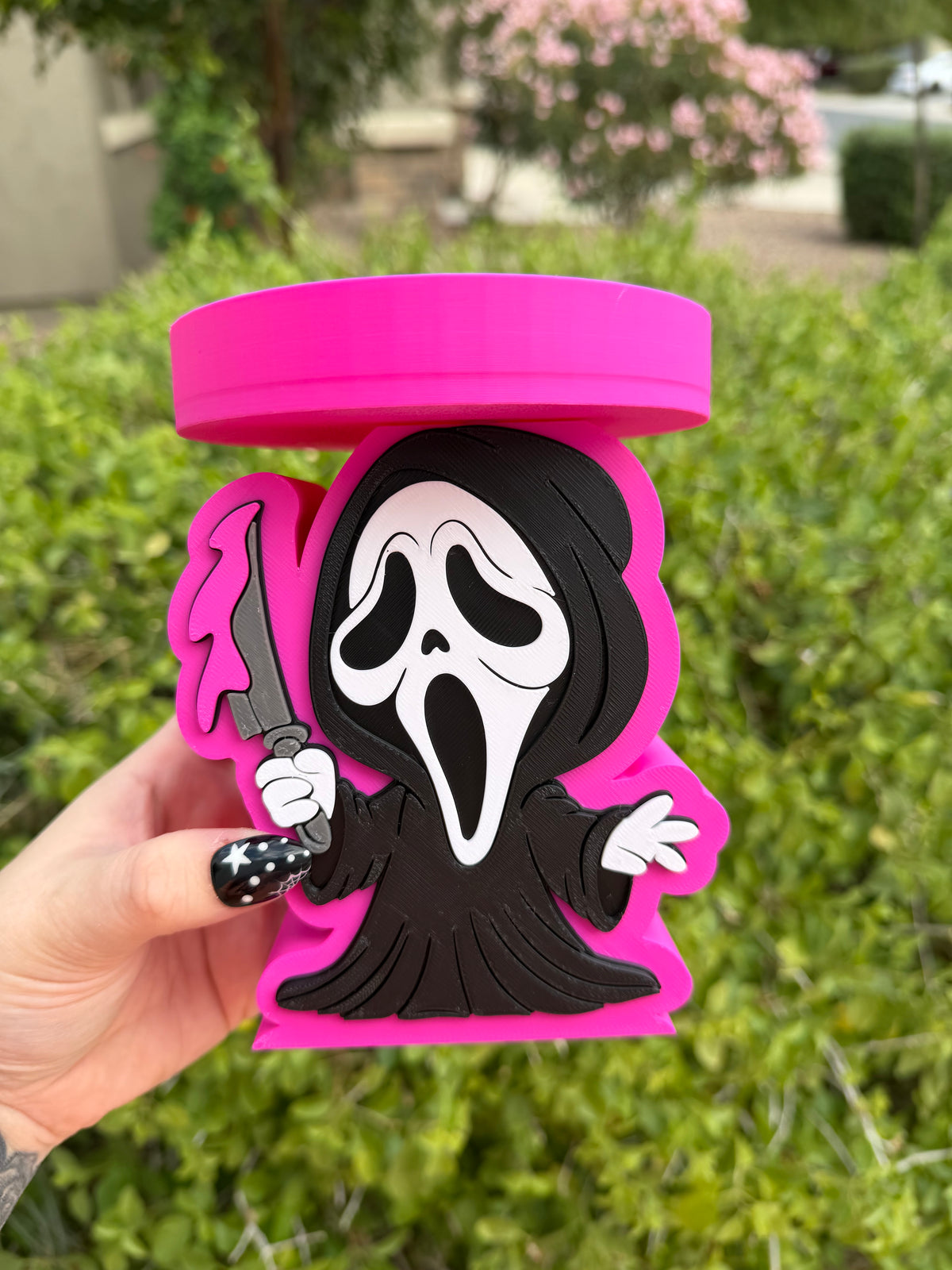 Ghostface “Magenta” Candle Holder