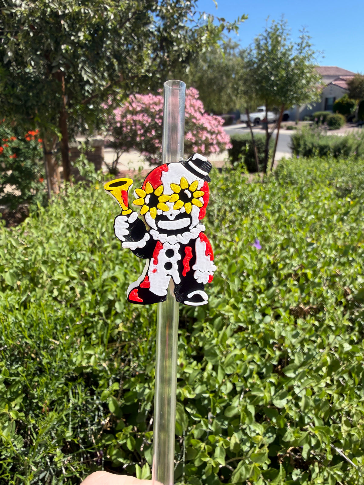 Art the Clown Straw Topper