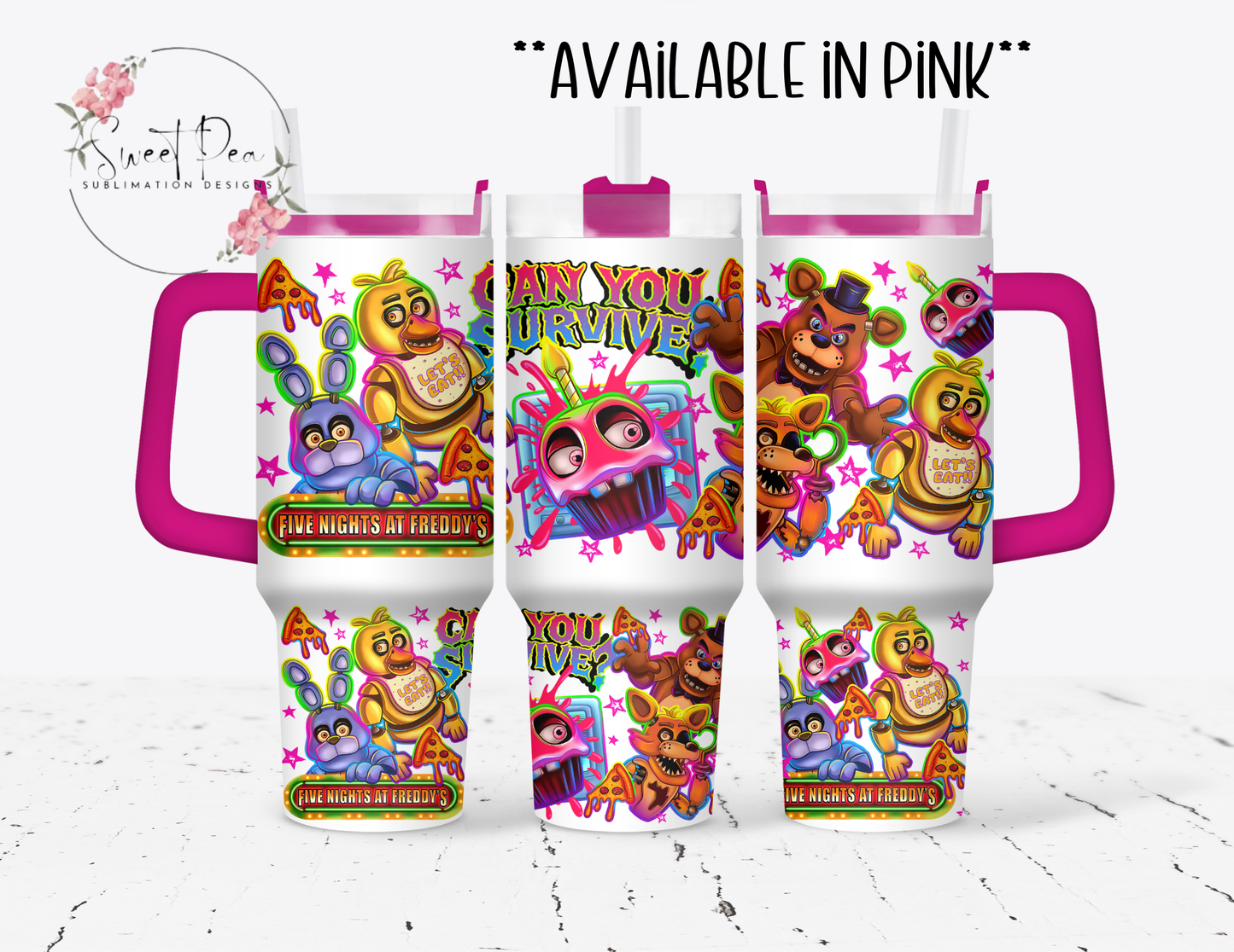 FNAF 40oz Tumbler