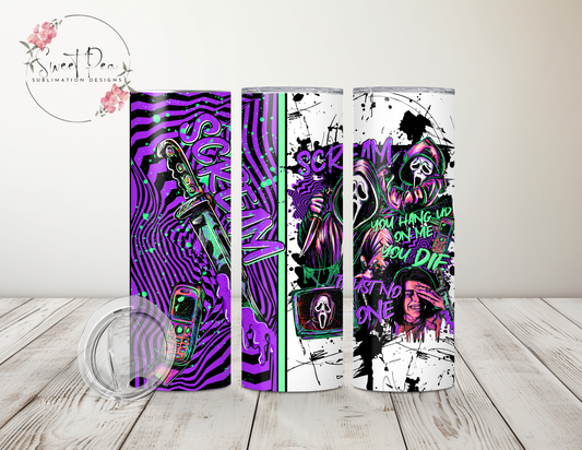 Ghostface PURPLE 20oz Tumbler