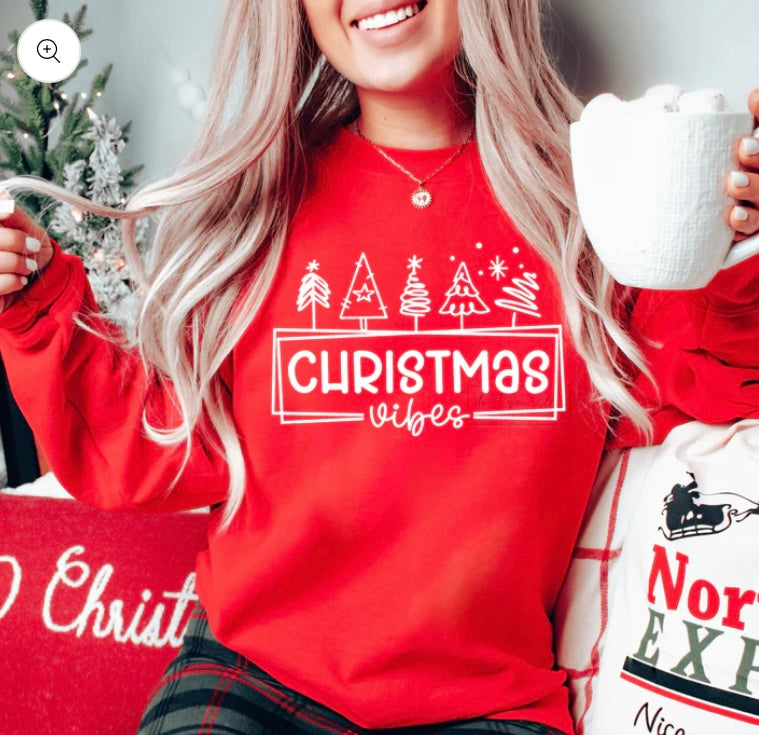 Christmas Vibes T-shirt or Sweatshirt