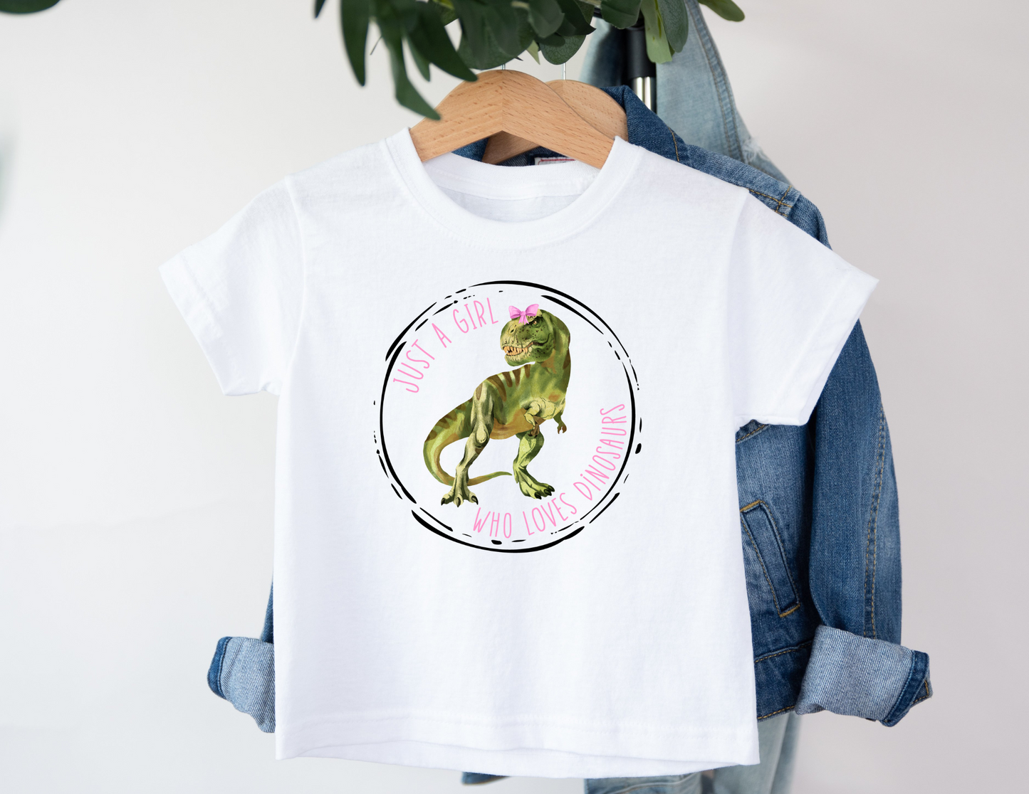 Just a Girl who Loves Dinosaurs T-Shirt