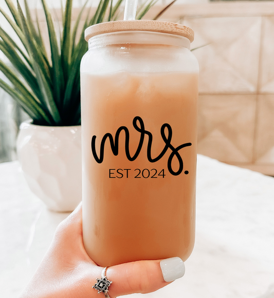 Mrs. EST 2024 Glass Libbey Cup