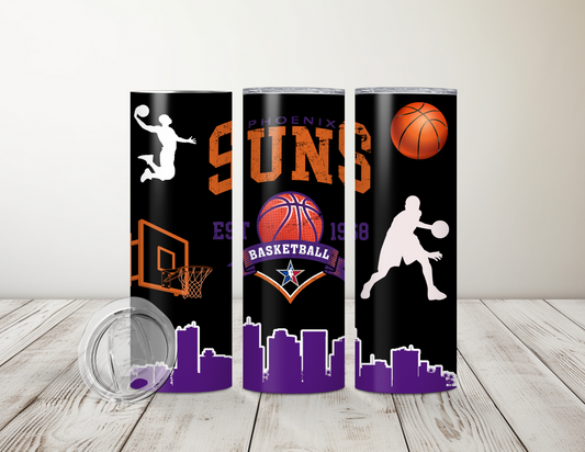 Phoenix Suns Basketball 20oz Tumbler